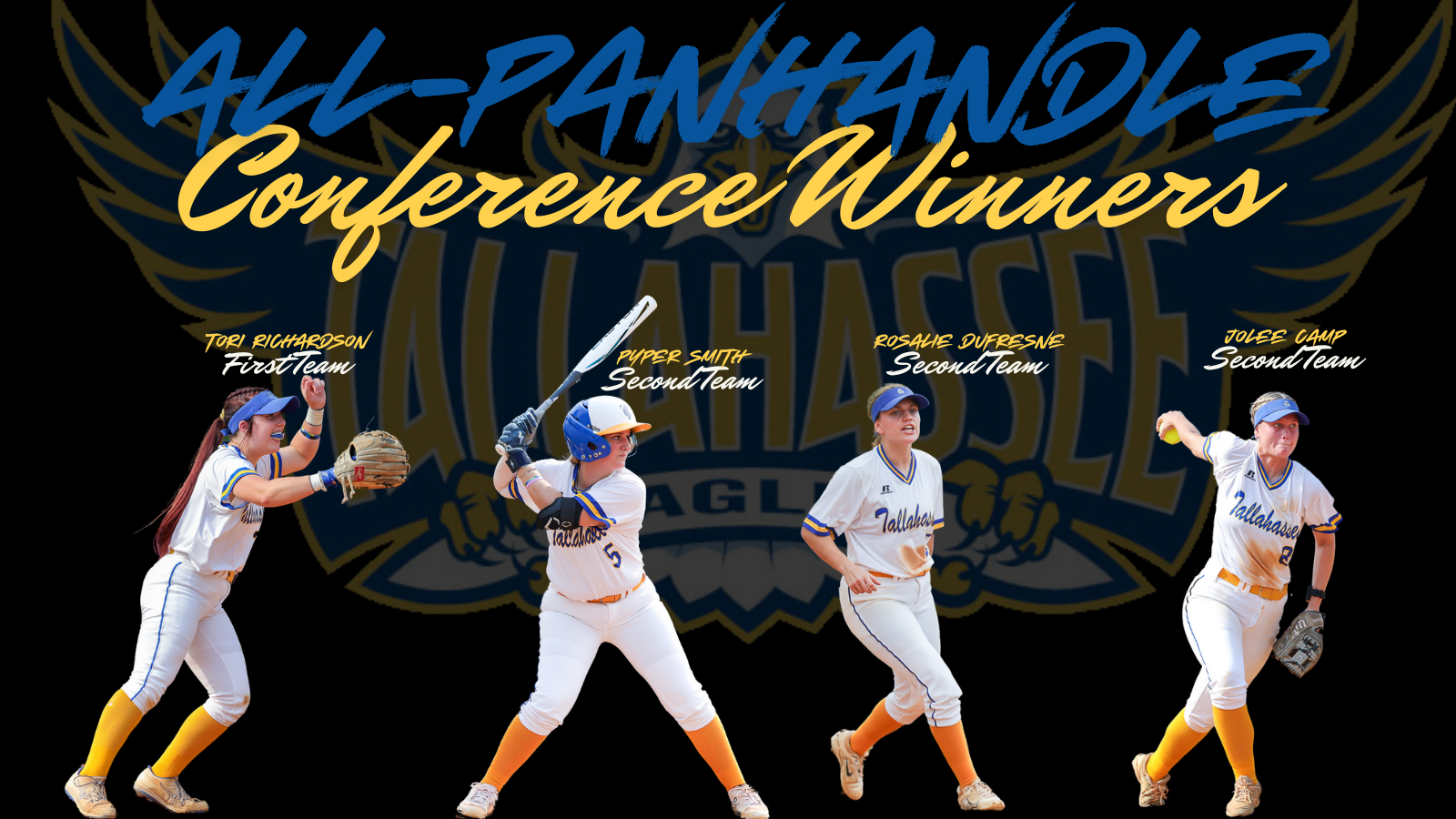 Four Eagle Softball Players Selected to All-Panhandle Conference