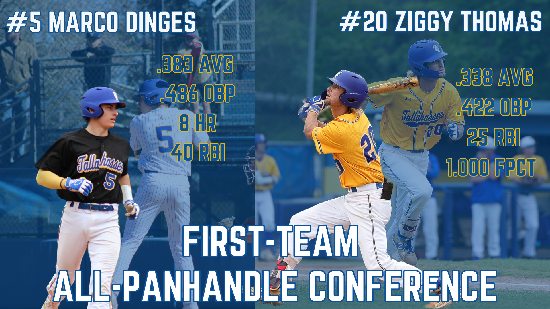 Four TCC Baseball players receive All-Panhandle Conference honors