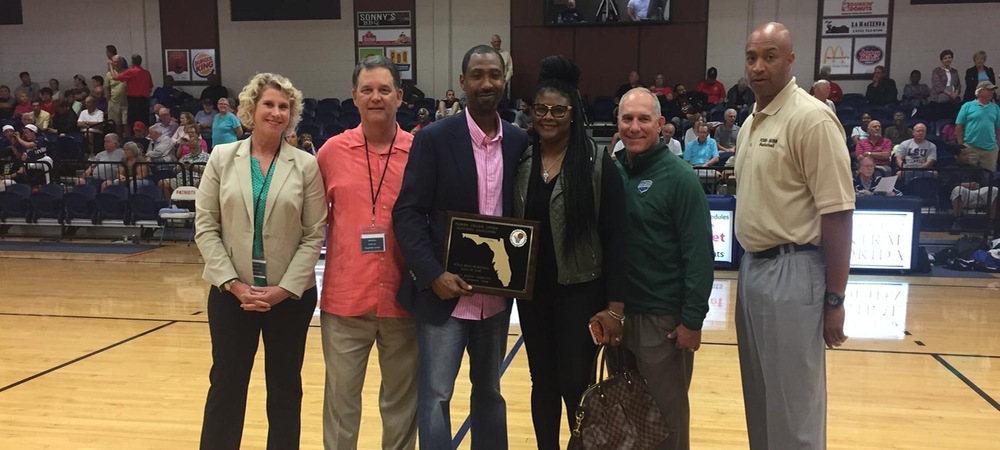 Bootsy Thornton was inducted into the FCSAA Men's Basketball Hall of Fame on March 9.