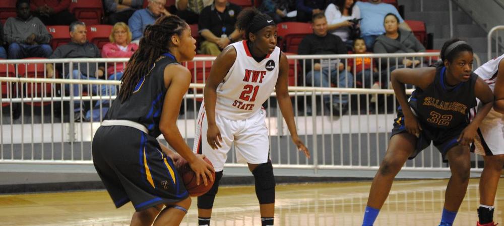 Eagle women fall to NWF State, playoff looms