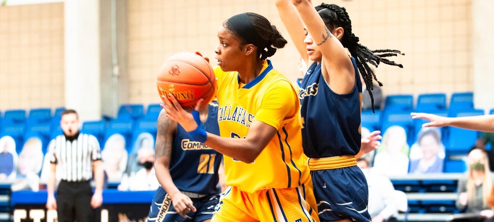 Kyra Smith in action against Gulf Coast State College