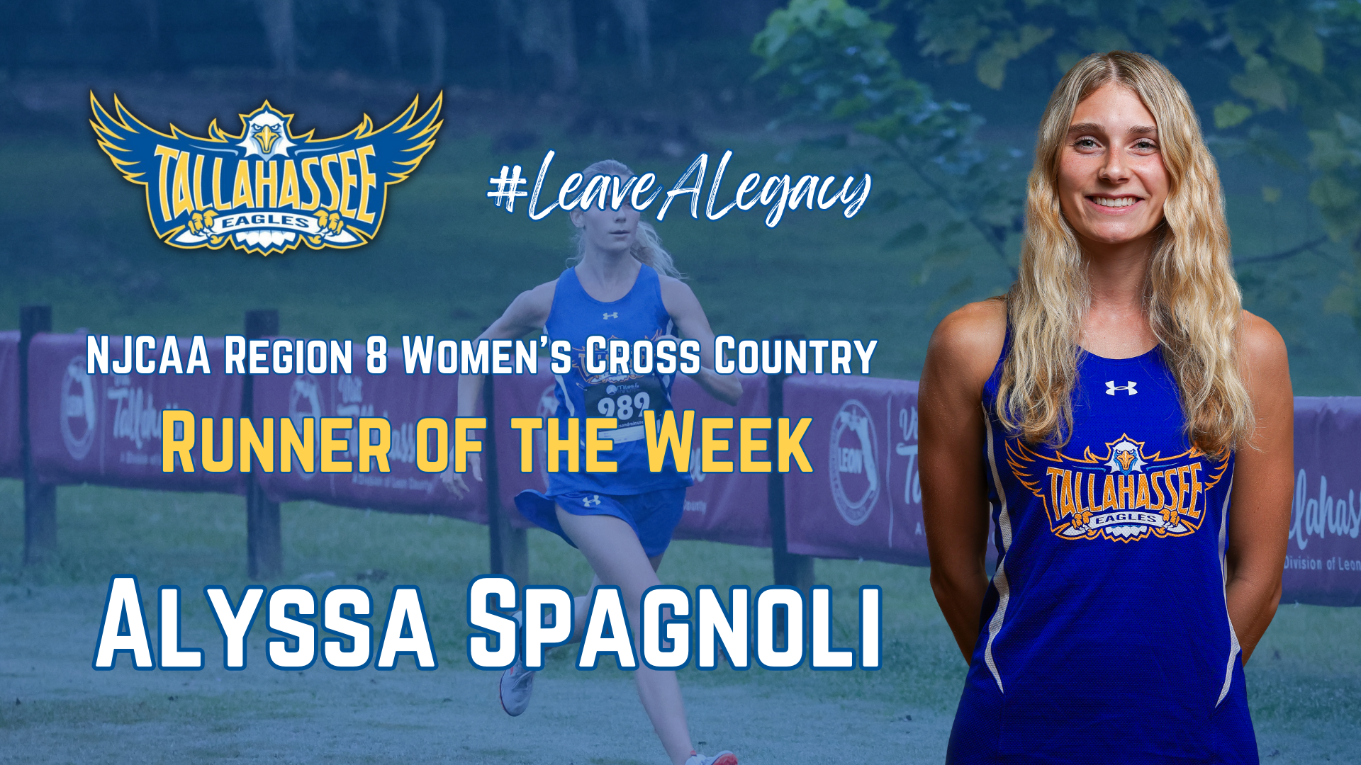 Alyssa Spagnoli named Region 8 Runner of the Week